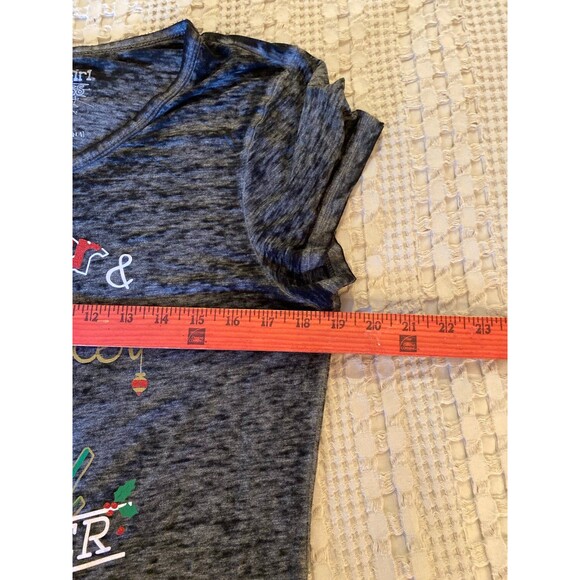 Women’s Christmas T Shirt Reindeer Rudolph Dancer Prancer Comet Vixen Sz XL - Picture 9 of 11